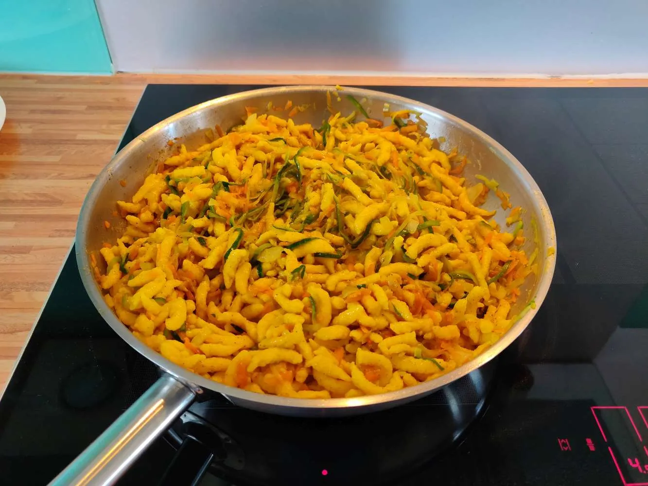 Leichte Spätzlepfanne